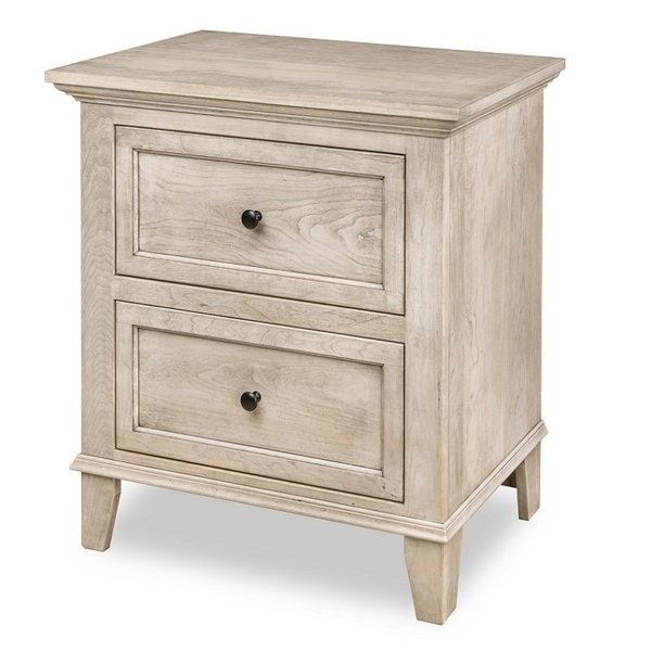 Amish Mockingway Solid Wood 2-Drawer Nightstand