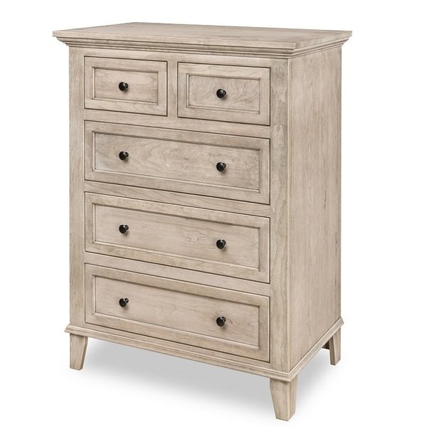 Amish Mockingway Solid Cherry Wood 5-Drawer Chest of Drawers - Quick Ship