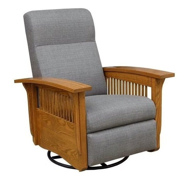 Amish Mission Swivel Recliner