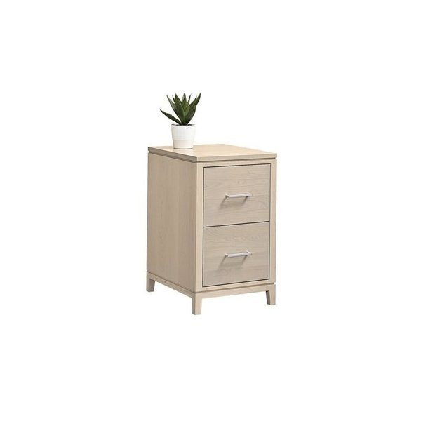 Amish Stonehill Solid Wood Modern 2-Drawer File Cabinet