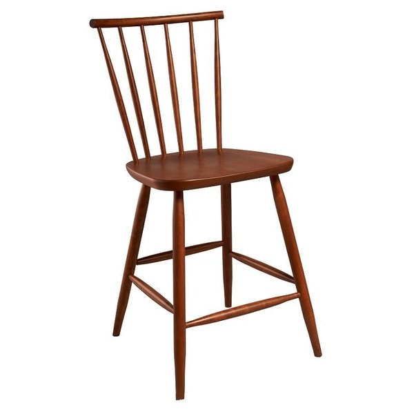 Amish Modern Farmhouse Spindle Back Windsor Counter and Bar Stool