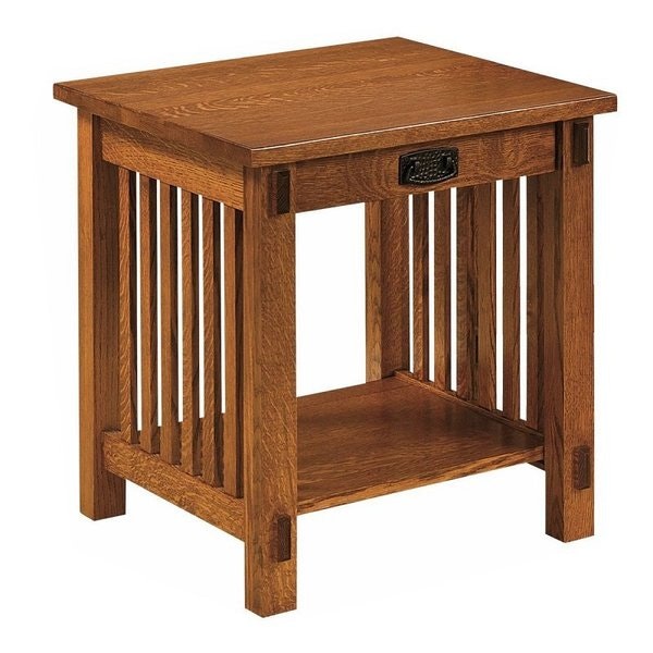 Amish Verbena End Table