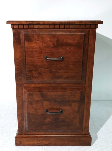 Amish Traditional 2 Drawer File  Cabinet