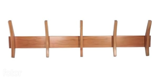 Wall Mounted Modern Coat Rack from DutchCrafters Amish Furniture