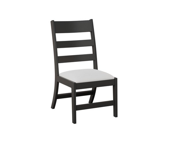 Berlin Gardens Parker Poly Dining Chair in Matte Black finish
