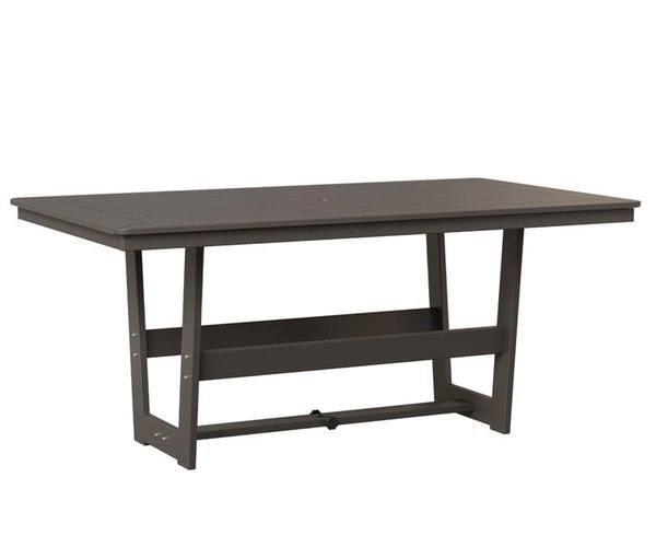 Berlin Gardens Hudson 40 x 70 Poly Rectangle Dining Table