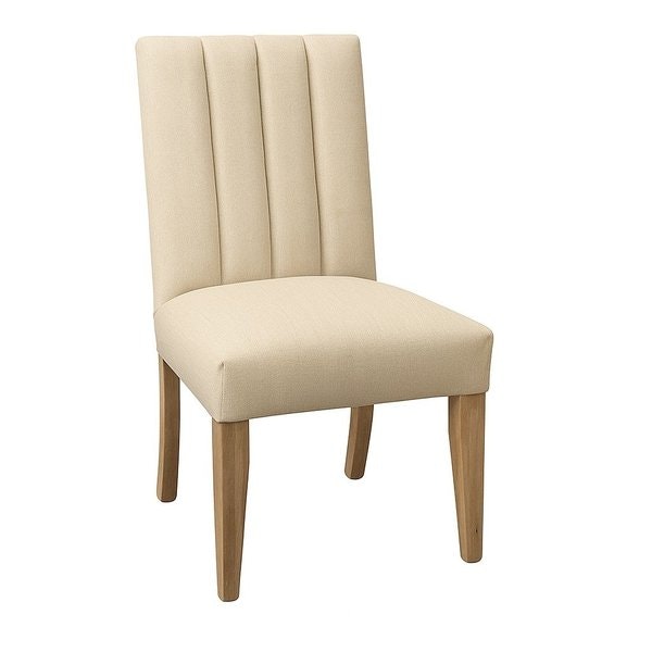 Amish Margo Upholstered Channel Back Parsons Chair