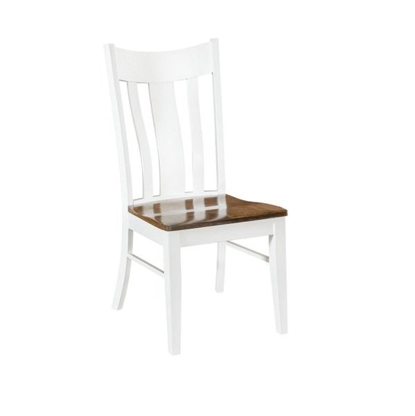 Amish Stella Solid Wood Slat Back Dining Chair