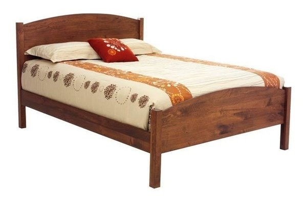 Amish Mia Minimalist Wood Bed