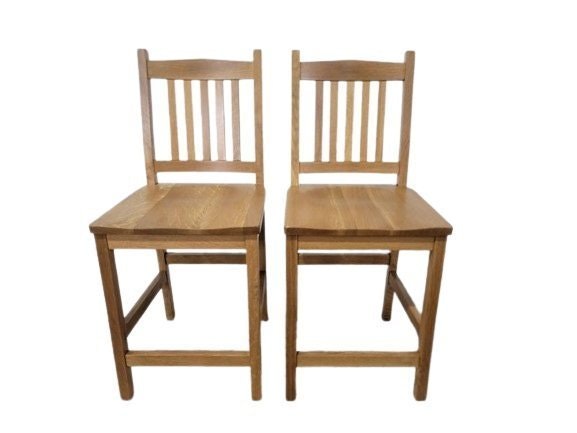 Outlet: Mission Style Bar Stool In-Stock (Set of 2)
