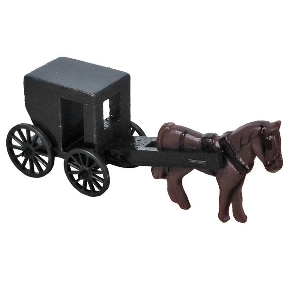 Amish Indiana Mini Horse and Buggy Stock
