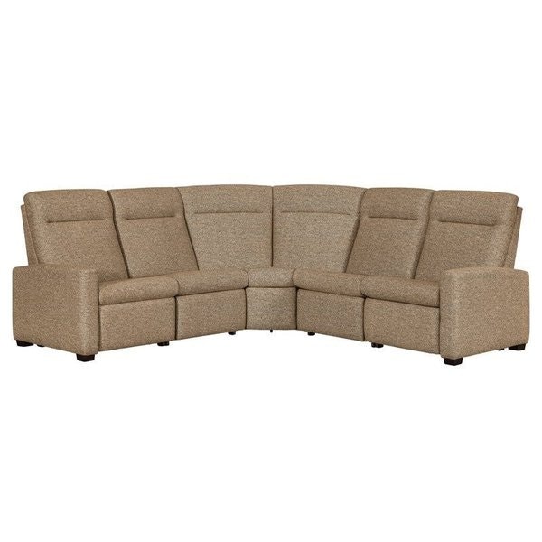 Amish Classic Comfort Upholstered 101 inches by 101 inches Wall Hugger 5-Piece Sectional