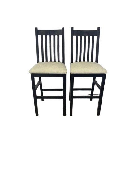 Outlet: Reclaimed Barnwood 30" Bar Stool Set In-Stock (Set of Two)