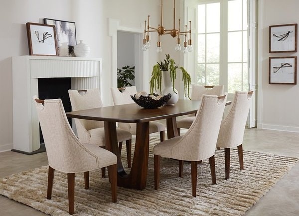Amish Woodland Contemporary Dining Room Set