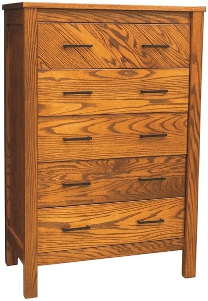 Amish Nevaeh Chevron Chest of Drawers