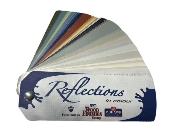 Reflections Fan Book with Painted Samples-Note Sample Fee Refunded When Samples Returned