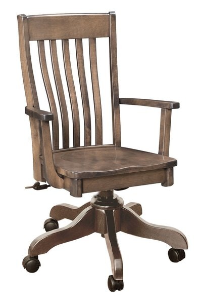 Amish Albany Gas Lift Office Chair
