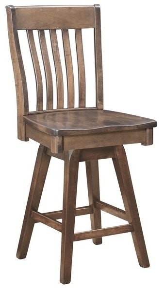 Amish Albany Swivel Counter Height or Barstool