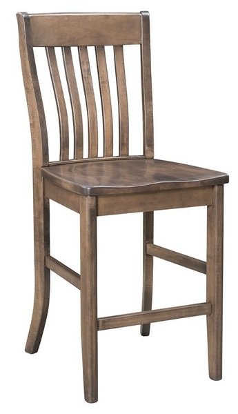 Amish Albany Counter Height or Bar Height Chair