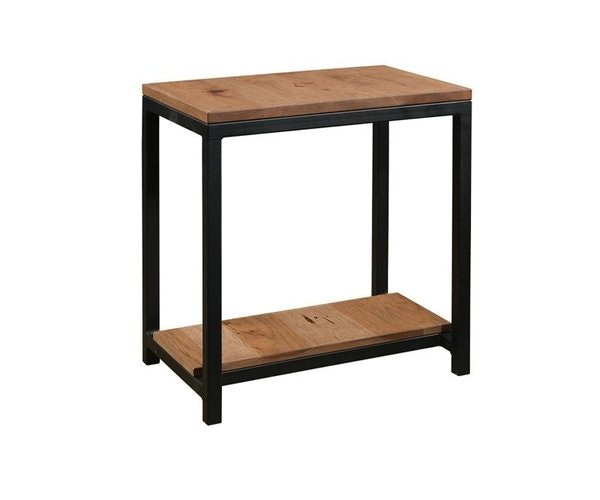 Amish Forge Metal Base End Table