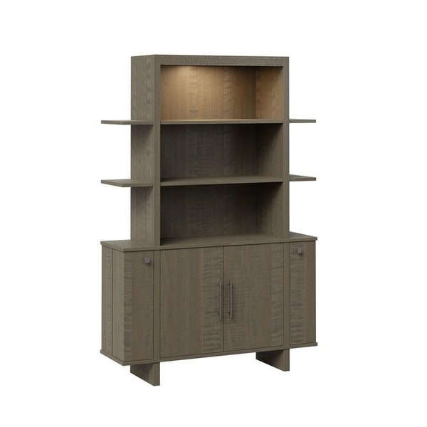 Amish Baltimore Floating Shelf Bookcase
