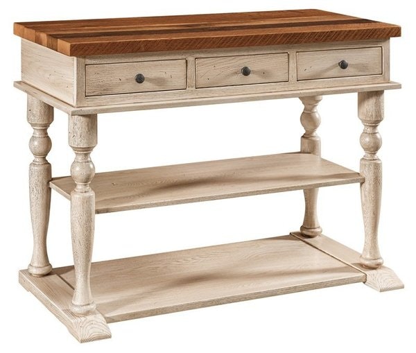 Amish Traditional Farmhouse Server Table