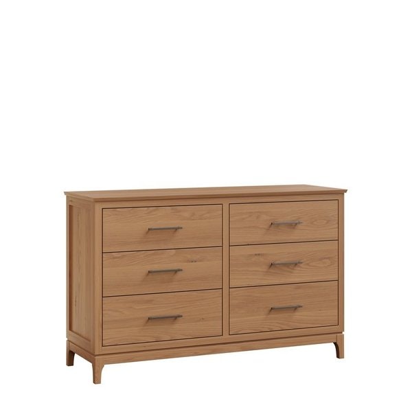 Amish Kensington 6-Drawer Dresser with Optional Mirror