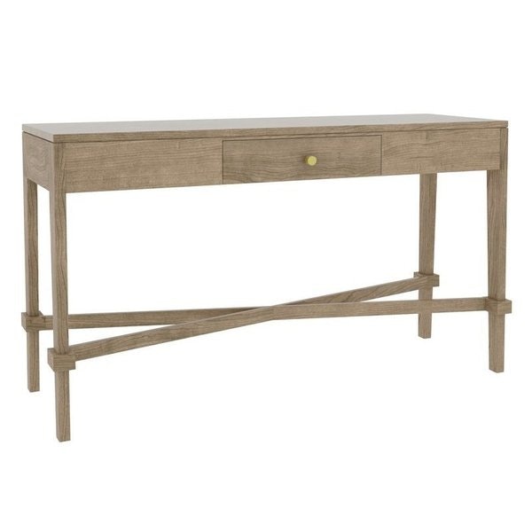 Amish Dakota Transitional Sofa Console Table shown in Brown Maple with Bel Air Stain