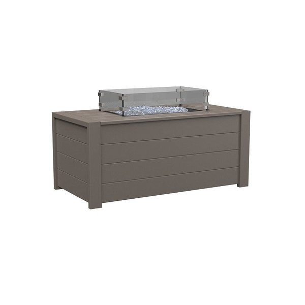 Amish Modern 28"x48" Rectangle Poly Firetable