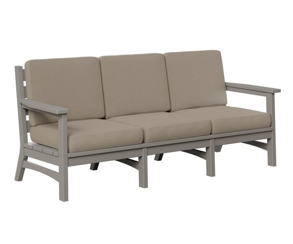 Amish Coastal Deep Seat 6' Poly Sofa