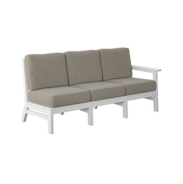 Amish Coastal Poly Left Arm Sofa