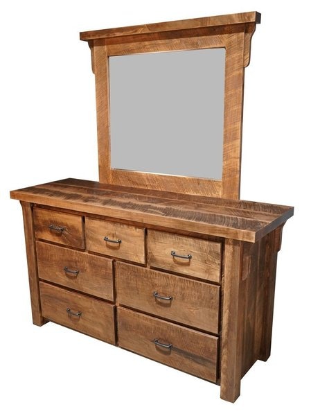 Amish Highland 7-Drawer Dresser with Optional Mirror