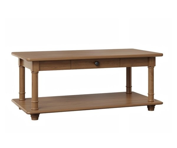 Solid wood coffee table