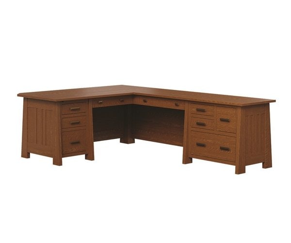 Amish Meridian Corner Desk