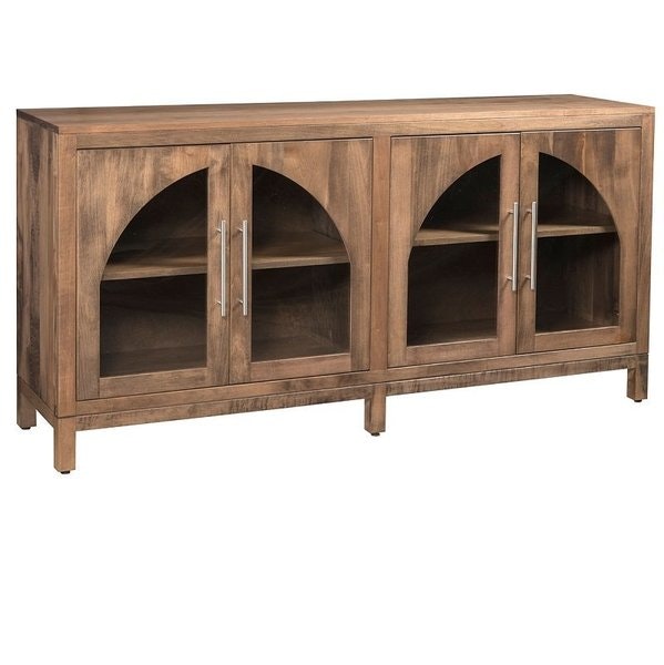 Amish Cove Modern Sideboard with Arched Doors