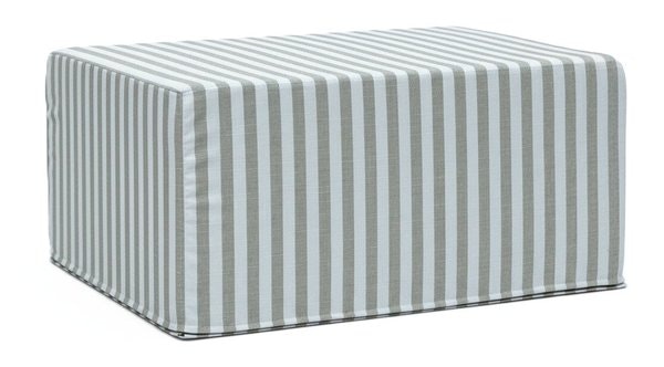 Amish Made Berlin Gardens Outdoor Rectangle Pouf Ottoman Table