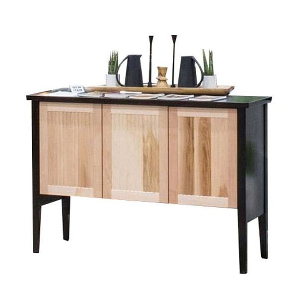 Amish Handcrafted 56 Contemporary Sideboard shown in Brown Maple with Briar and Natural Stain