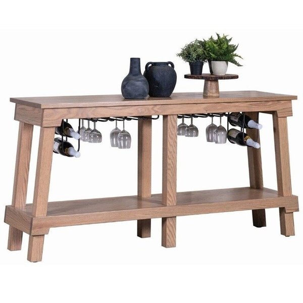 Amish Modern Farmhouse Open Console Table