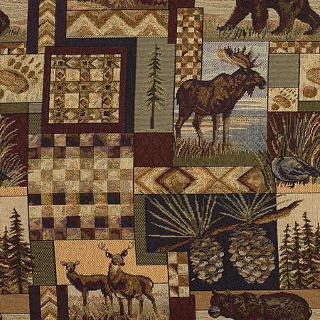 Heartland Upholstery Sample - Fabric - 16-85 - Wild Life