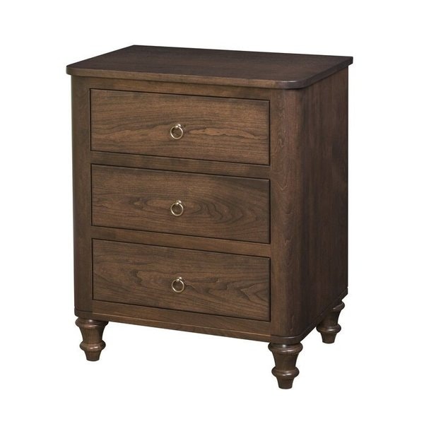 Amish Kinsley Three Drawer Night Stand