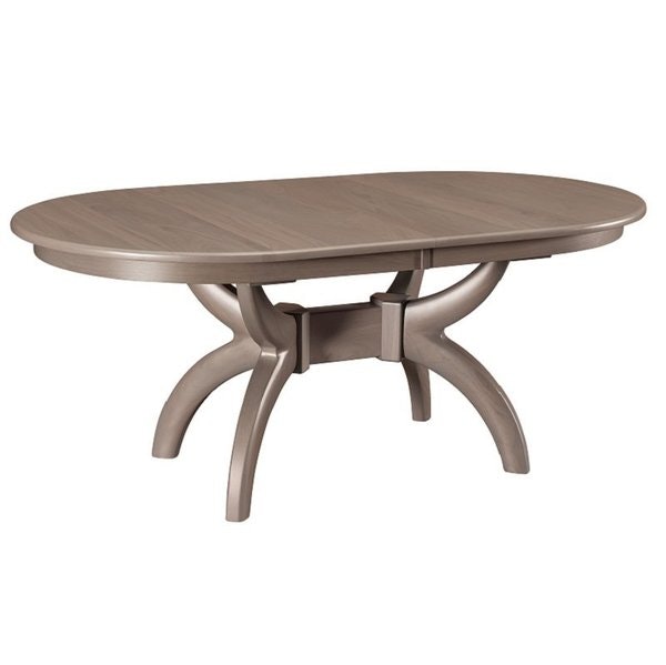 Amish Danville Modern Double Pedestal Dining Table