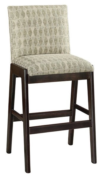 Amish Arden Upholstered Counter and Bar Stool available with Fabric or Leather Seats