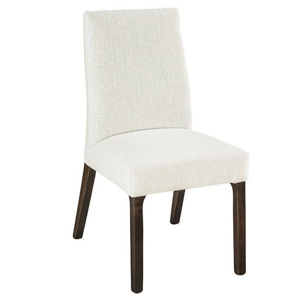 Contemporary Upholstered Parsons Chair Amish Handcrafted