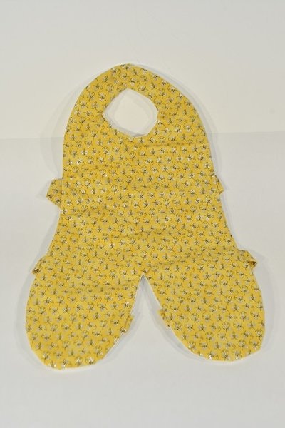 Amish Made Full Body Bib Busy Bee Print for Baby In-Stock