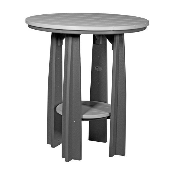 LuxCraft 36" Slate Poly Balcony Table In-Stock