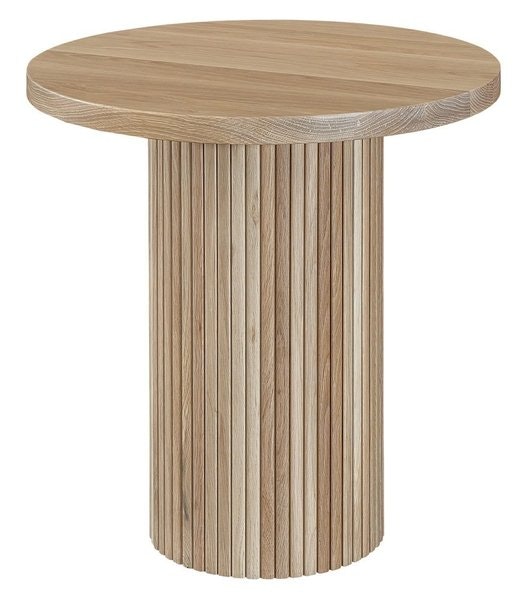 Amish 22 Round Fluted End Table