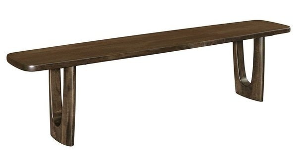 Amish Woodland Contemporary Dining Backless Bench
