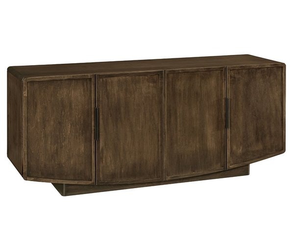 Amish Woodland Contemporary Sideboard Shown in Brown Maple with Charwood