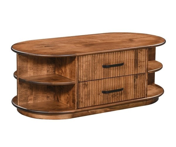 Amish Felicity Fluted Coffee Table