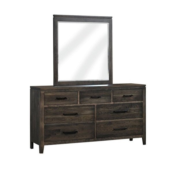 Amish Oliver 66'' Low Dresser with Optional Mirror
